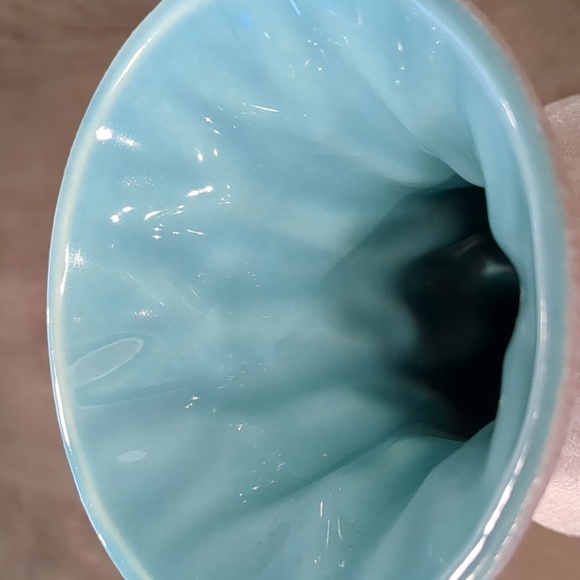 Royal Haeger ©️ 489 USA Weave Pattern Textured Tall Vase Art 14" - Picture 7 of 16